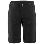 A pair of black Leeway 2 Shorts for men, displaying the front view with belt loops, pockets, and button closure.