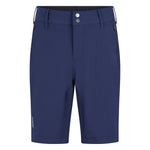 Blue shorts on a white background