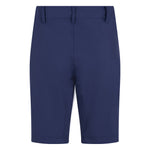 Navy blue shorts on a white background