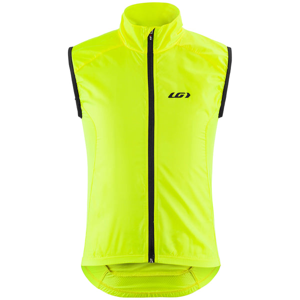 Gilet Cycliste Femme Louis Garneau – Jaune Fluo, Coupe-vent, Taille L