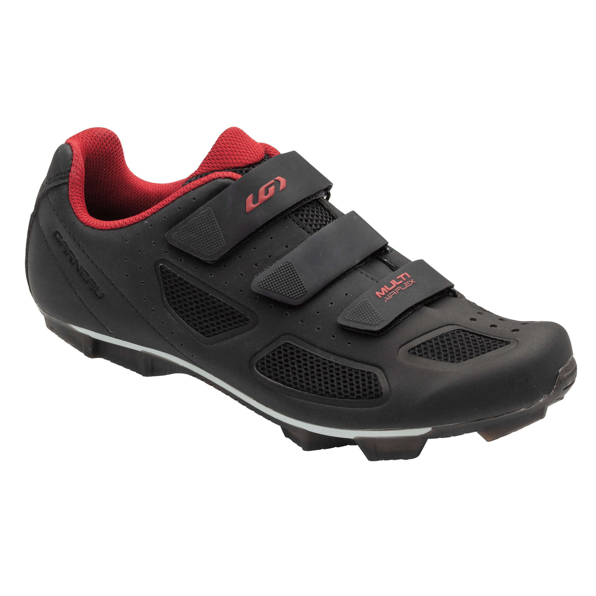 Louis Garneau Multi Airflex HRS-80 Cycling Shoes  Black Teal Mens 7.5 wm 9 EU40 Multi Air Flex II Shoes | SPD Compatible Performance – Garneau main image 2
