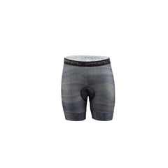 Gray men's underwear with a brand logo on a white background