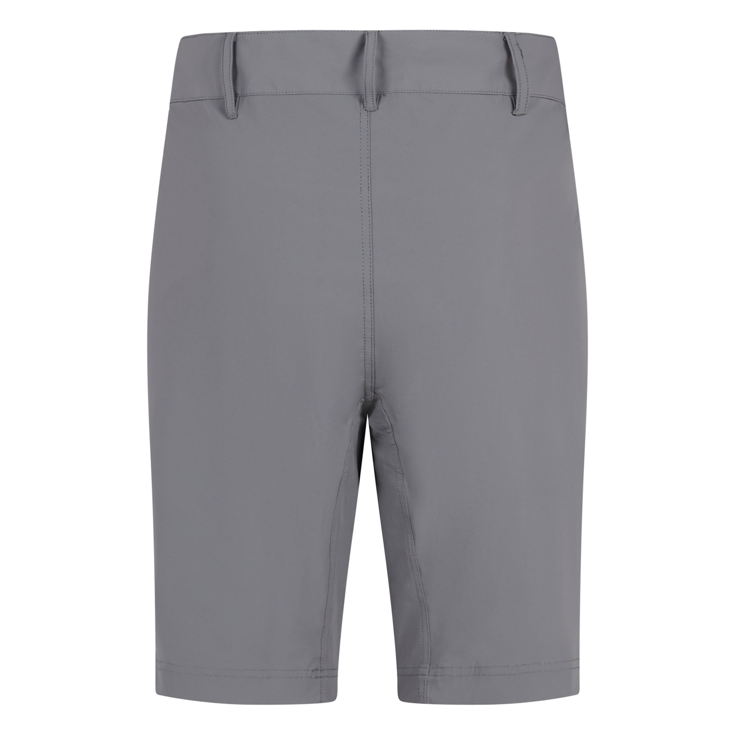 Gray shorts on a white background