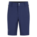 Blue shorts on a white background