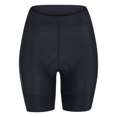 Black cycling shorts on a white background